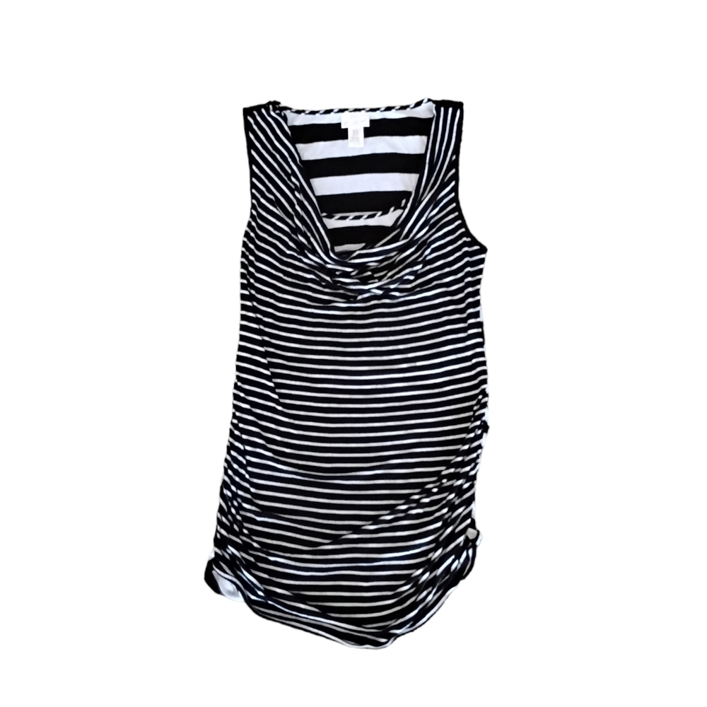 Motherhood Maternity Top Womens Medium Casual Comfy Classic Preppy Nautical Boho
